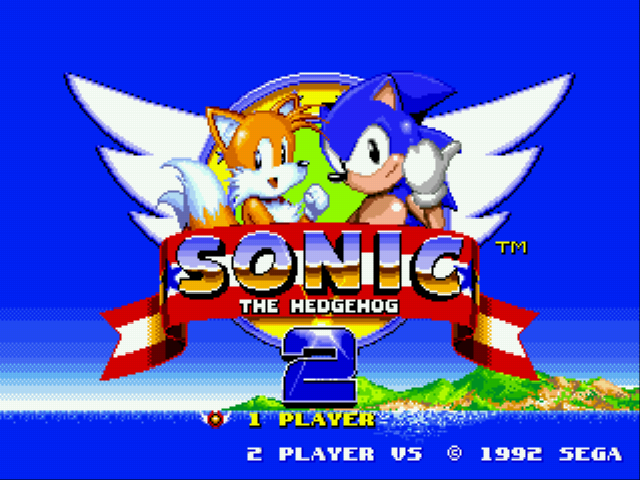 Chip McCallahan in Sonic the Hedgehog 2 Title Screen